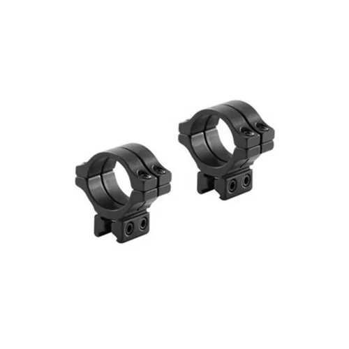 BKL 1.0 Long Double Strap Matte Black Low Dovetail Rings - BKL-304L-MB