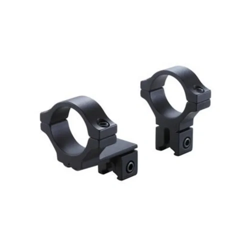 BKL 0.6 Long Offset Matte Black Dovetail Rings  - BKL-374-MB