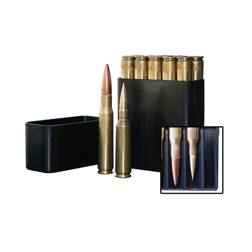 MTM Slip-Top Rifle Ammo Boxes - 10 Round 50 BMG - Black BMG10-40