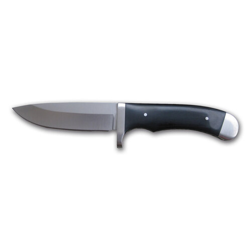 Buffalo River Hunter Fixed Blade Black Wood Knife - BR85BW