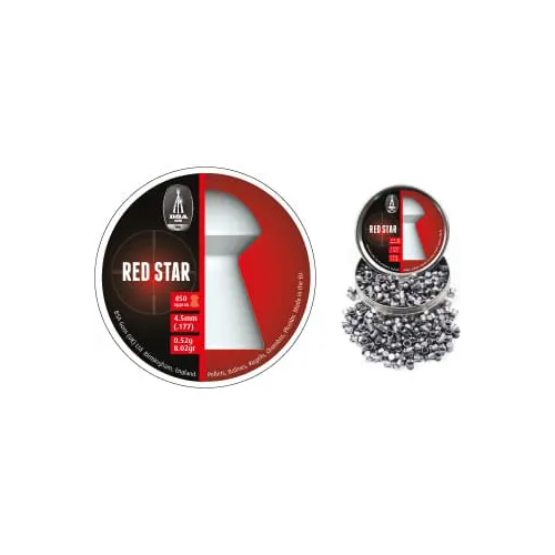 BSA Air Rifle Pellets Red Star .22 Tin of 250 - 751I