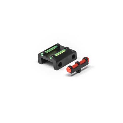 LPA Fixed Fiber Optic Sight Set for Shotgun Ribs - 6mm to 8mm - BSS
