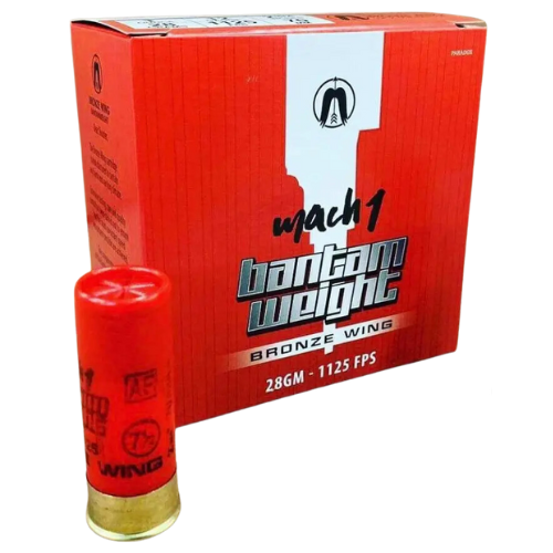 Bronze Wing Mach 1 Bantamweight 12ga 28g 1125 FPS #7.5 - 25 Rounds - BW-M1BW1275