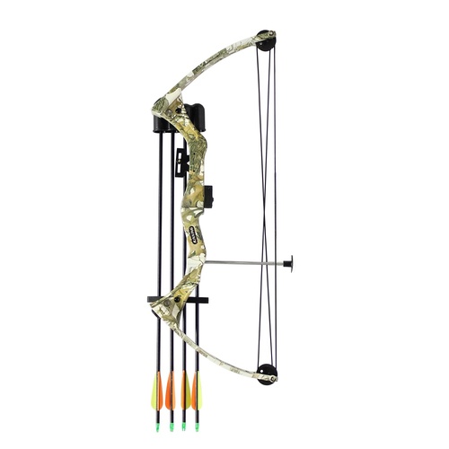 Pro-Tactical C110 Youth Compound Bow 15-20lbs Camo inc Arrows etc - C110-SETC