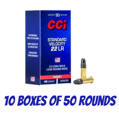CCI 22LR 40gr Standard Velocity - 500 Pack - C35-500