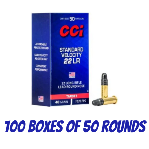 CCI 22LR 40gr Standard Velocity - 5000 Pack - C35-5000