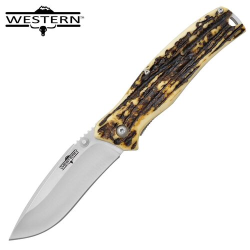 Western Pronto 8" Titanium Bonded Folding Knife - CA-19226