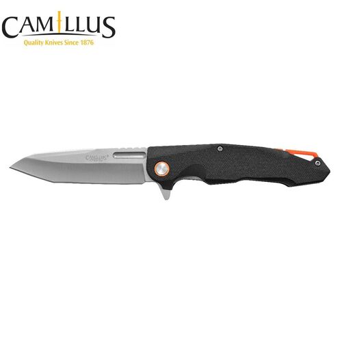 Camillus Regent Black Pocket Knife - CA-19365