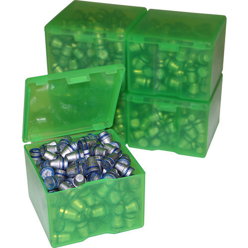 MTM Case-Gard Cast Bullet Box Polymer Clear Green Cast1-16