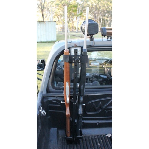 Max-Gaurd Double Floor Mounted Gun Vehicle Rack - CGR-001
