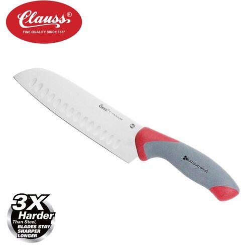 Clauss 7" Titanium Santoku Knife - CL-18745