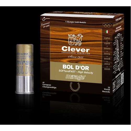 Clever Ammo Mirage Bol D'Or T4 12ga 28gr 7.5 Shot Size - CMBDT4122875