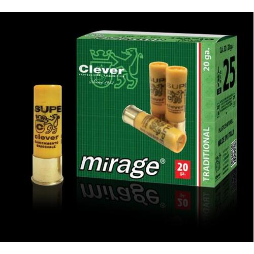Clever Ammo Mirage Competition Load 20ga 24gr 7.5 Shot Size - CMC20T32475