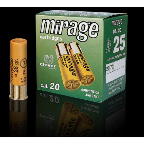 Clever Ammo Mirage Competition Load 20ga 28gr 8 Shot Size - CMC20T3288