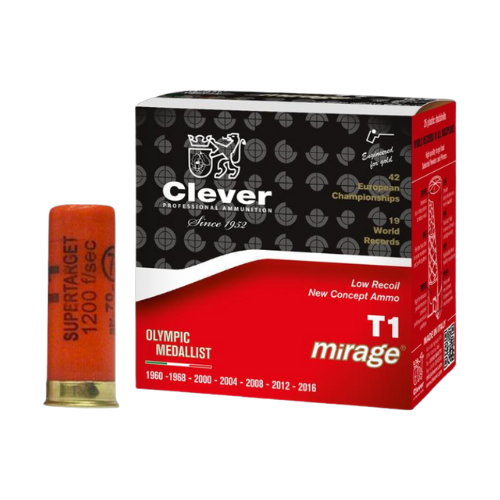 Clever Ammo Mirage T1 12ga 21gm #7.5 1395fps - 250 Rounds Slab - CMCT12175-SLAB