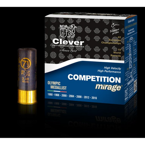 Clever Ammo Mirage Competition Load 1250 FPS 28gm 12g 8 Shot Size - CMCT212508