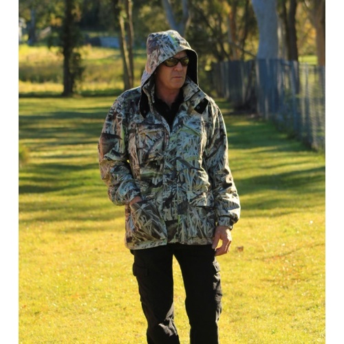 Max-Hunter Koorangie Camo Fleece Coat with Hood XL - COAT-XL