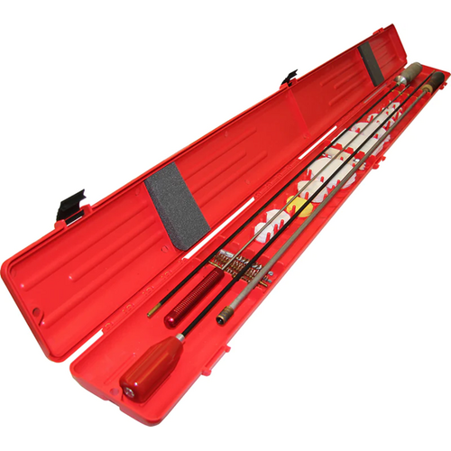 MTM Gun Cleaning Rod Case Red - 4 Rod Capacity - CRC-MTM