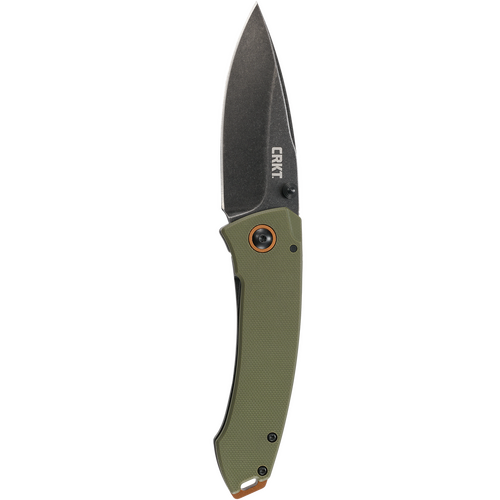 CRKT Tuna Frame Lock Folding Knife in Green and Silver - CRKT2520