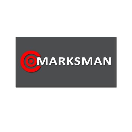 Marksman Corrugated Sign 600 x 300mm - CS-MARKSMAN