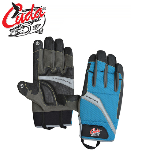 Cuda Kevlar Armor Wire Wrapping Gloves - M - CU-18358