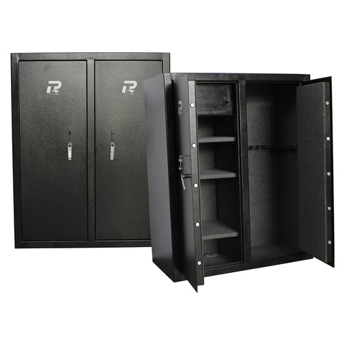 Max-Guard Executive 15 Gun Double Door Safe Key Lock 120x150x60cm Door 4mm Body 3mm 230kg - DR-002