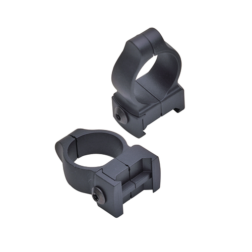 Durasight Z-2 Alloy Vertical Split Weaver Scope Rings - High Black - DS302B