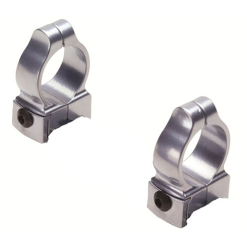 Durasight Z-2 Alloy Vertical Split Weaver Scope Rings - High Silver - DS302S