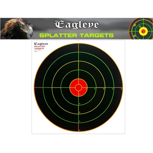 Eagleye 12 Inch Heavy Card Splatter Target - EET12HC