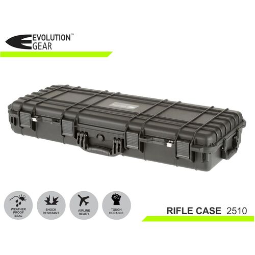 Evolution Gear Black Medium Rifle Case HD Series - EG-2510-BLK