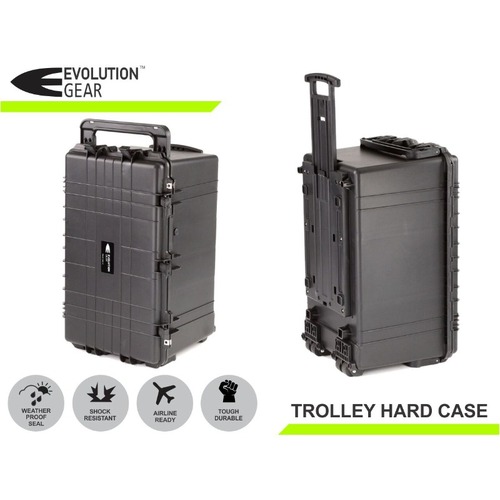 Evolution Gear Trolley Black Hard Case-HD Series-795 x 485 x 445mm-EG-5545