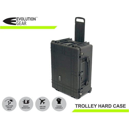 Evolution Gear Trolley Black Lite Hard Case-HD Series-560 x 350 x 230mm-EG-5550