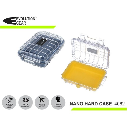 Evolution Gear Nano Hard Case Yellow - 165 x 120 x 52 - EG-NANO_4062-YEW