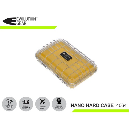 Evolution Gear Nano Hard Case Yellow - 190 x 130 x 55 - EG-NANO_4064-YEW