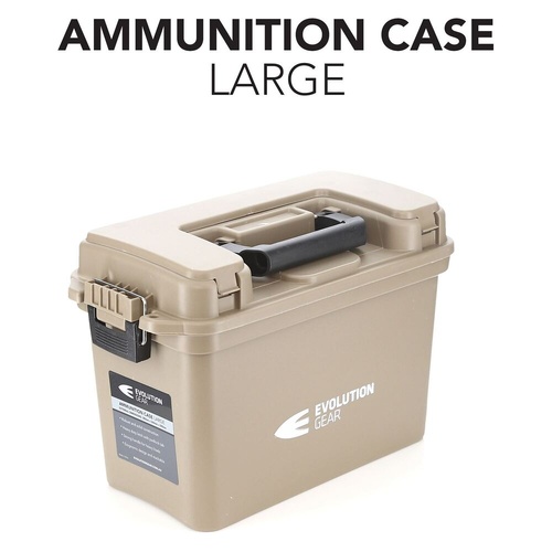 Evolution Gear Large Ammo Box in Desert Tan - AC_LARGE_DT