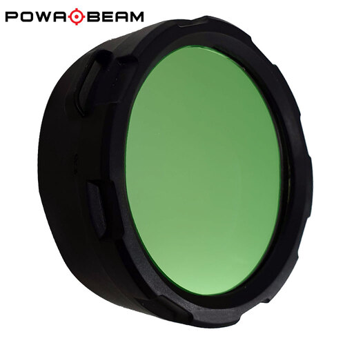 Green Torch Filters 63mm - Powa Beam Meteor S1 - F63-G