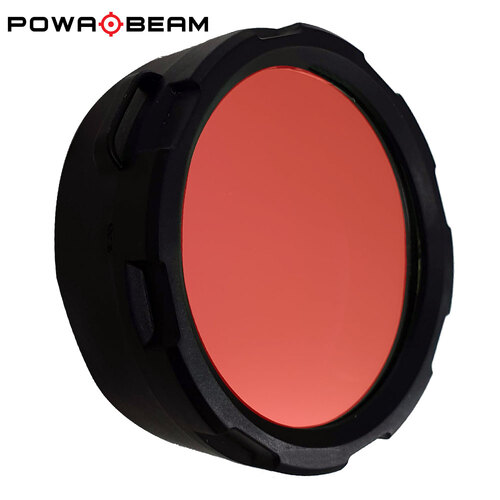 Red Torch Filters 63mm - Powa Beam Meteor S1 - F63-R