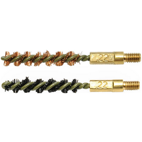 Otis .22LR/.22-250/.223cal/5.56mm Bore Brush 2 Pack (1 Nylon/1 Bronze) FG-322-NB