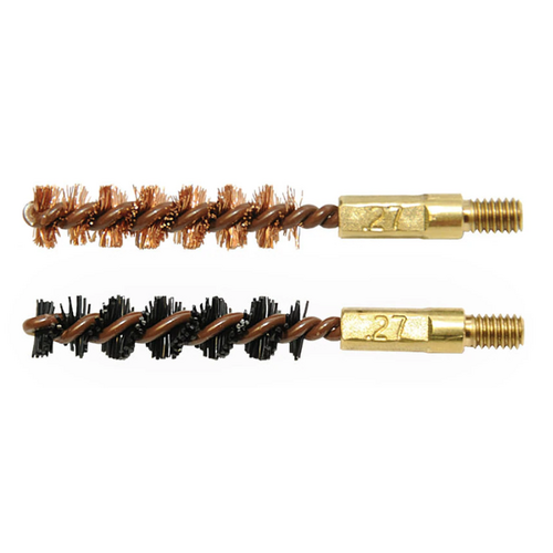 Otis .27cal/6.8mm Bore Brush 2 Pack (1 Nylon/1 Bronze) FG-327-NB
