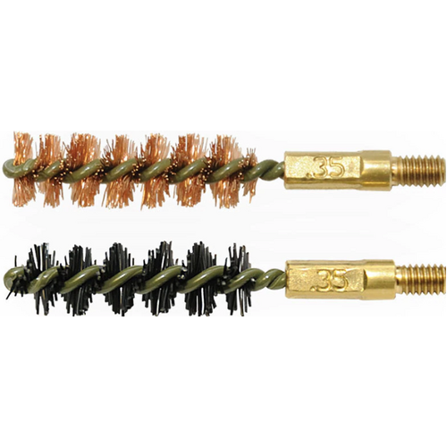 Otis .338cal/.35cal/.357cal/9mm Bore Brush 2 Pack (1 Nylon/1 Bronze) FG-335-NB