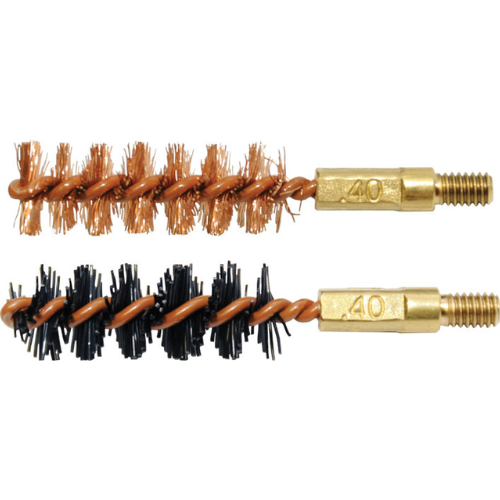 Otis .40cal/10mm Bore Brush 2 Pack (1 Nylon/1 Bronze) FG-341-NB