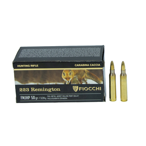 Fiocchi 223 Remington 50gr Hollow Point - 50 Rounds - 70555900