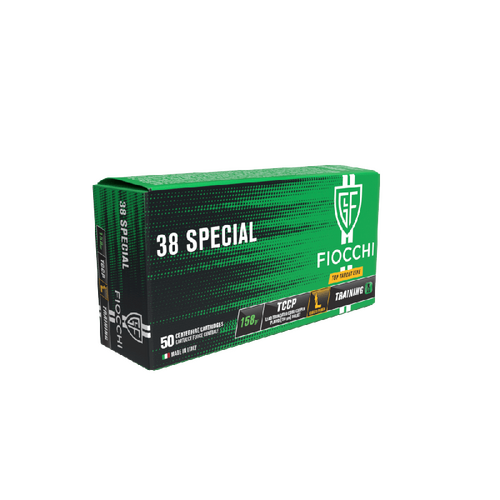 Fiocchi 38 Special 158gr Lead Truncated Cone Copper Plated TCCP - 50 pack - 71037500