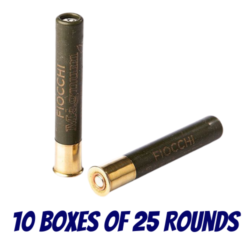 Fiocchi 410g 3" #4 1300FPS - 250pk - 10 Boxes of 25 Rounds - 87080400