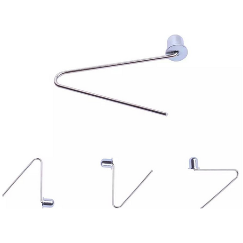 Push Snap Button V Spring Clips Pack of 10 - Tent Pole Clips / Kayak Paddle Spring Clips 20-25mm Tube with 6.8mm Button