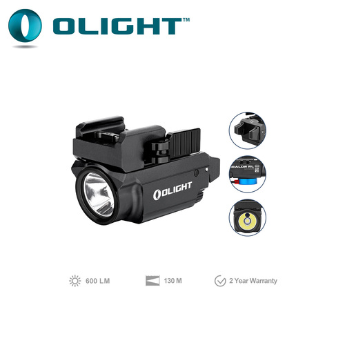 Olight BALDR Mini Rail Mount Light with Red Laser - 600Lm - FOL-BALDR-RL-MINI