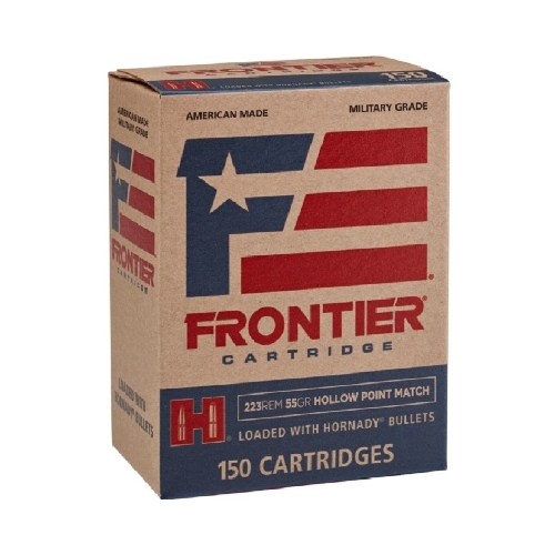 Frontier 223 Rem 55 grain HP Ammo 150 rd - FR1415