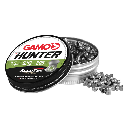 Gamo Accutek Hunter Pellets .177 Cal - 500 Pcs - GAHP177