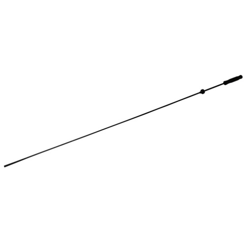 Max-Clean Cleaning Rod 1pc Universal Blackened Stainless 37 Inch .22 - .45cal inc. Muzzle Guard - GC-005