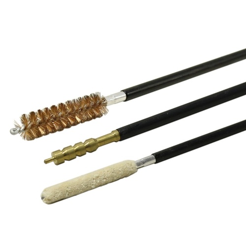 Max-Clean 3pc Brush Set - .17 Calibre Bronze Brush, Mop and Brass Jag - GCB-17CAL